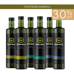 Mix 500 ml x 6 us  (2 blend/2 frantoio/2 nevadillo)